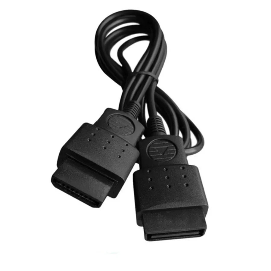 50pcs Black 1.8M Game Console Handle Extension Cable Cord for Sega Saturn SS Gamepad Joystick Controller