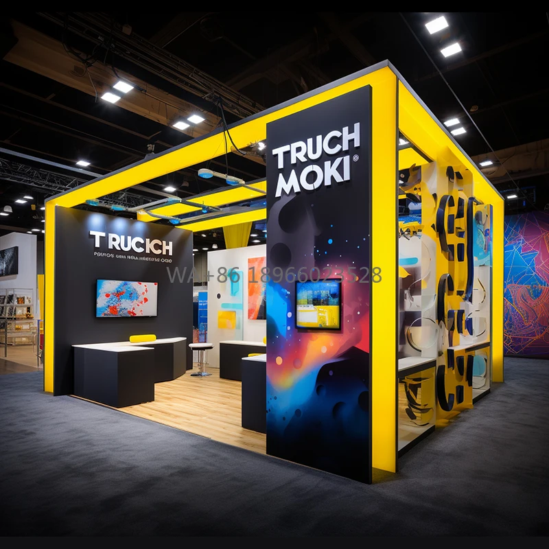 

Производитель выставочного стенда Дизайн одежды Алюминиевый профиль с подсветкой по краям Выставка для торгового шоу на продажу