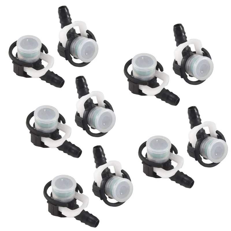 

10 шт., автомобильный разъем для водопроводной трубы ID12-ID6-90 градусов L-типа, быстрый разъем для топливной трубы, разъем для топливной трубы-M53K