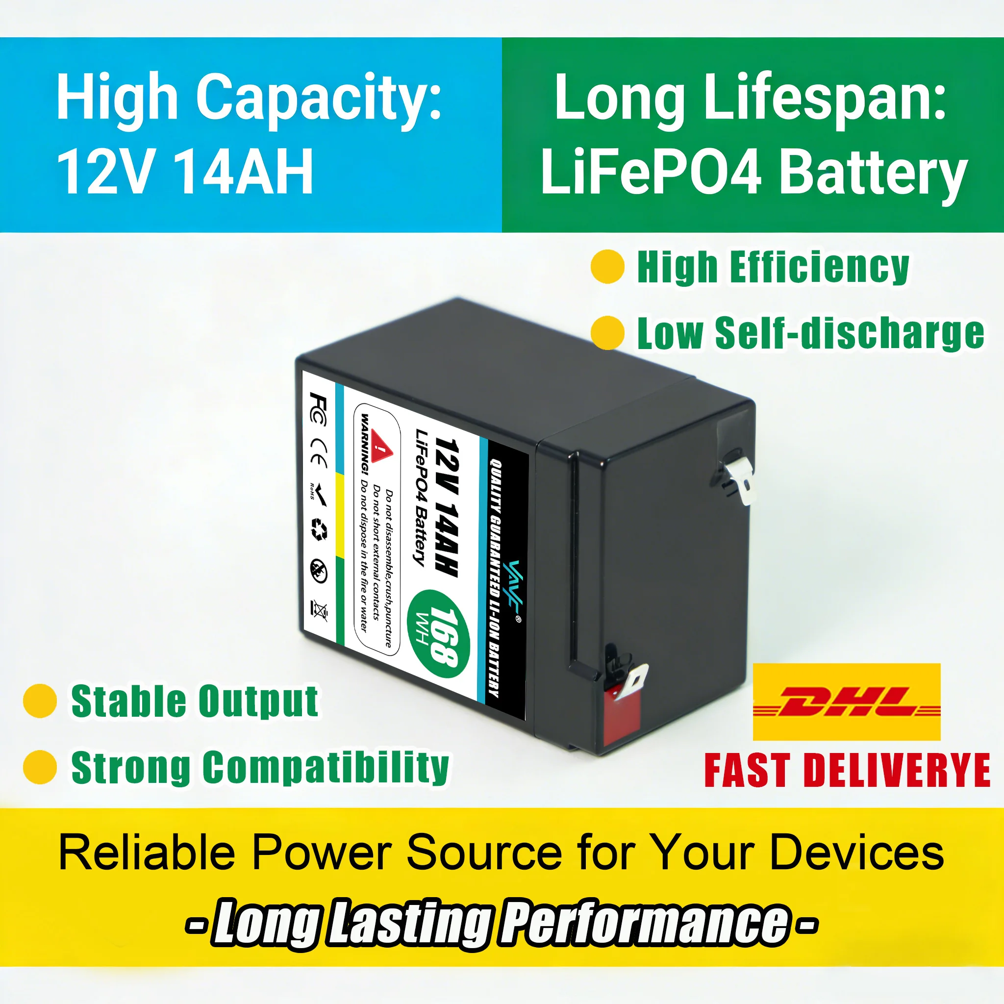 Lifepo4 Battery 12V…