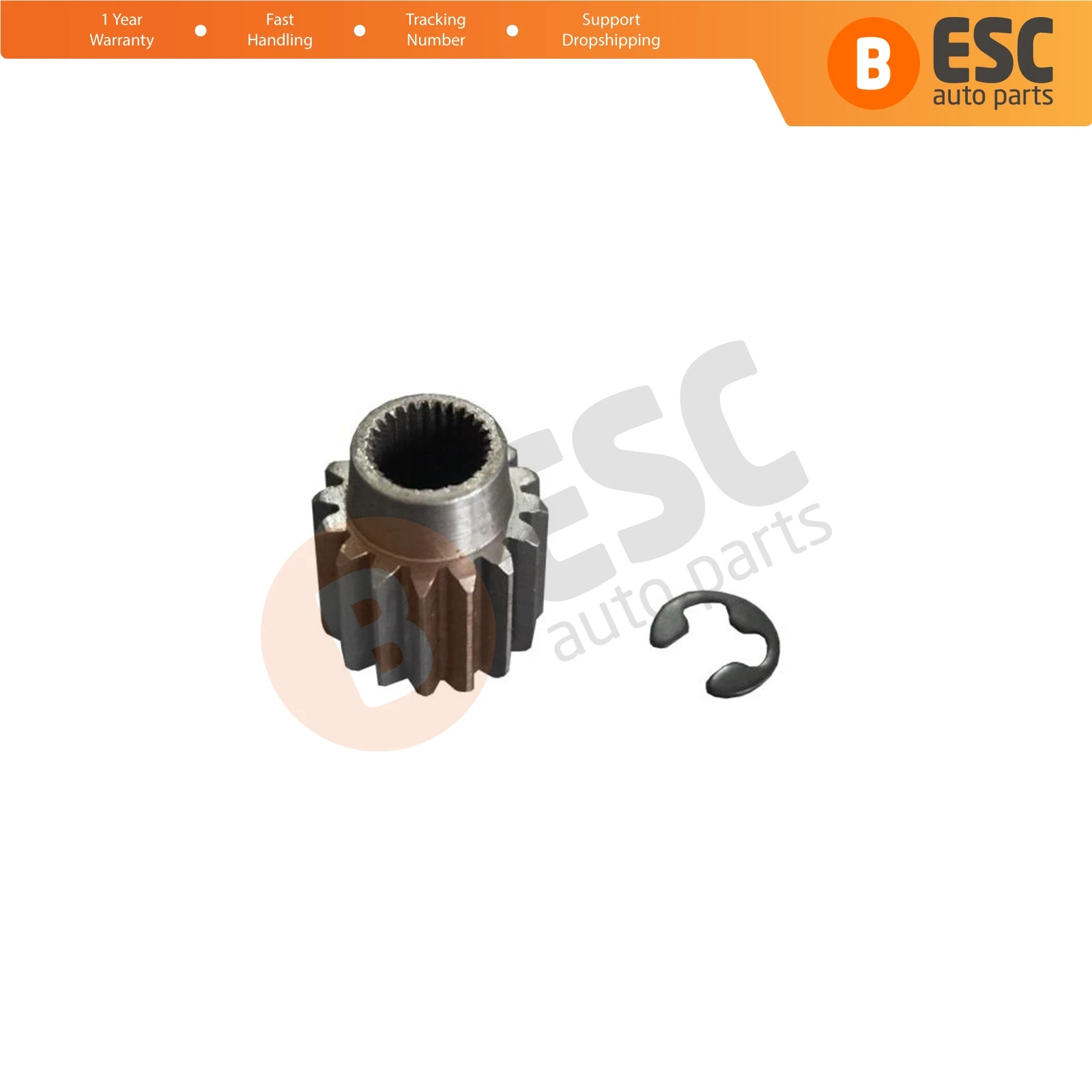 ESC Auto Parts EGE583 Convertible Top Roof Cover Motor Repair Gear 67618360002  For BMW 3 Series E30 E36 E46 1992-1999