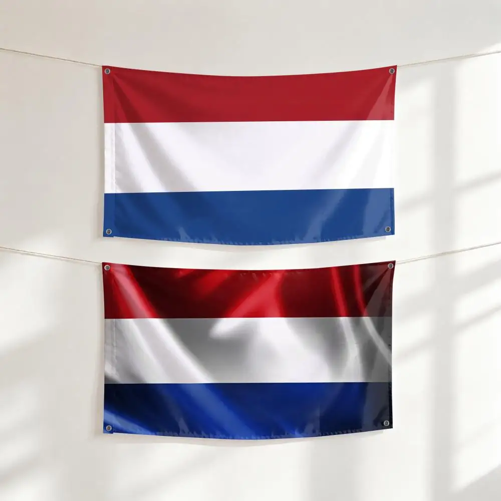 Netherlands Flags Large Wall Hanging Tapestry Banner Room Decor Print for Bedroom Living Room Outdoor