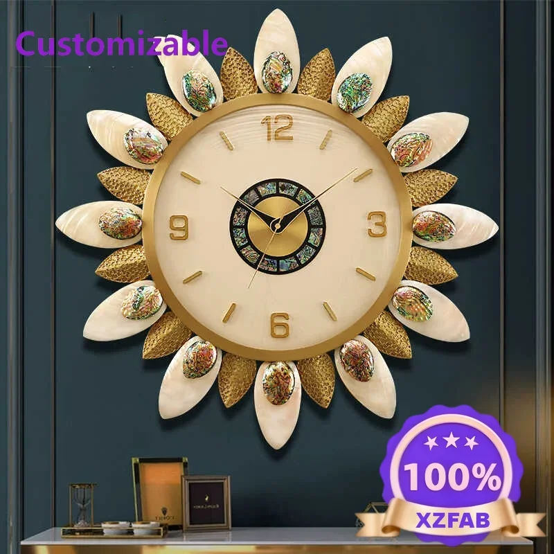 Factory Direct 2026 Peacock Aesthetic Wall Watch Xenomorph Design Fashion Restaurant Clock Wall Luxury Living Room Reloj De Pare