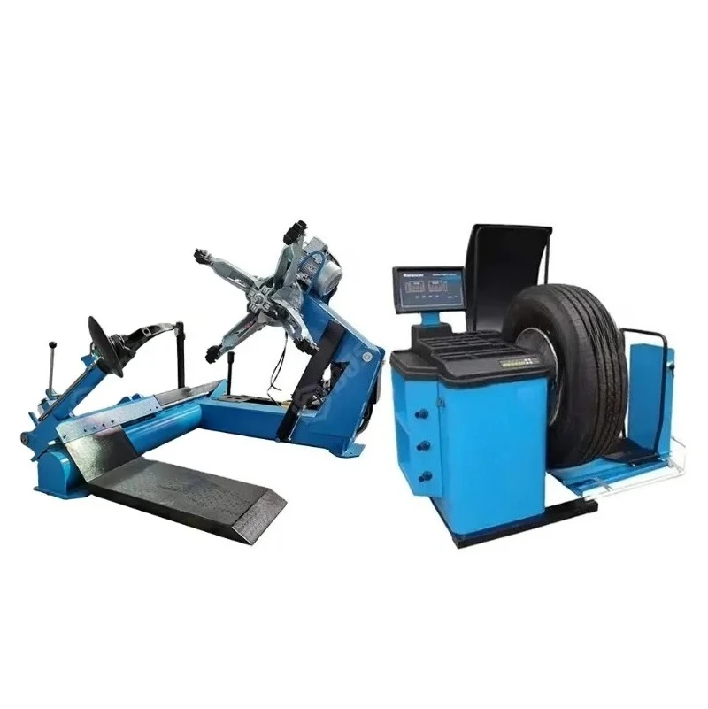 

Комбинированный прибор для замены шин и балансировщик колес для грузовиков 14–42 дюйма Машина для замены шин грузовика Машина для балансировки колес