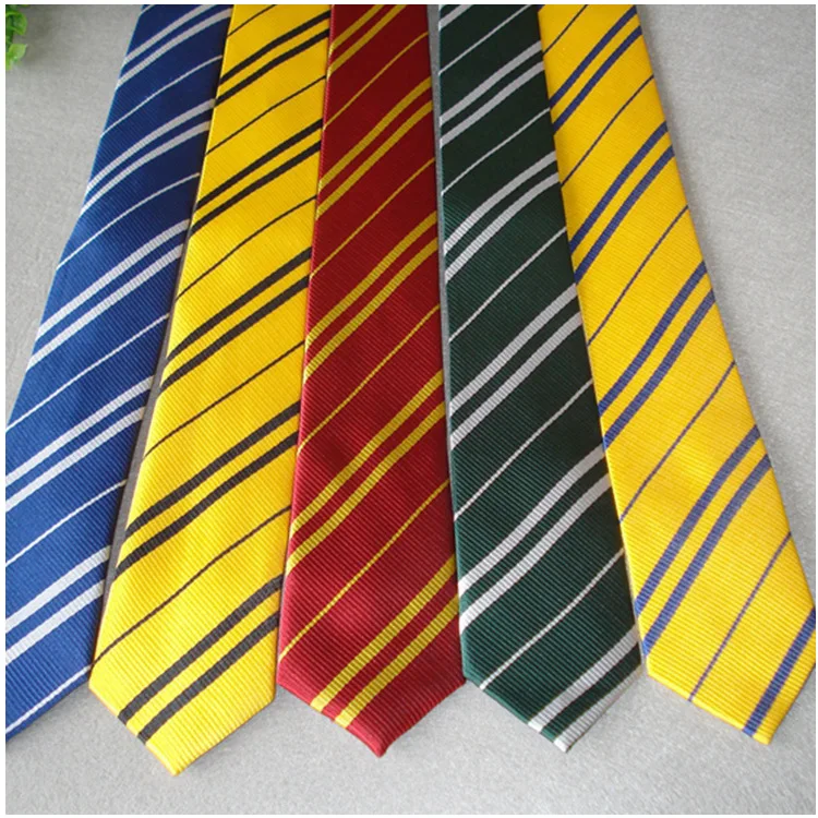 

Supply arrow shaped campus uniforms to wear Harry Potter ties, fashionable striped polyester men's ties