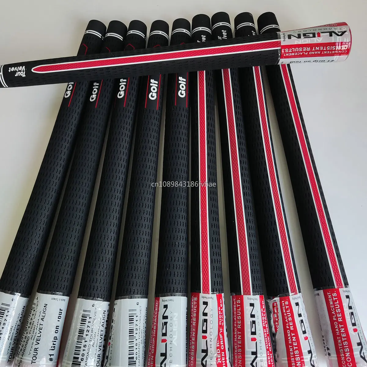 Tour Velvet Golf Grip 10pcs, Golf Club Grips, Midsize Standard Golf Grips, Caoutchouc, Fer, Bois Putter Grips, 13Pcs, Lot