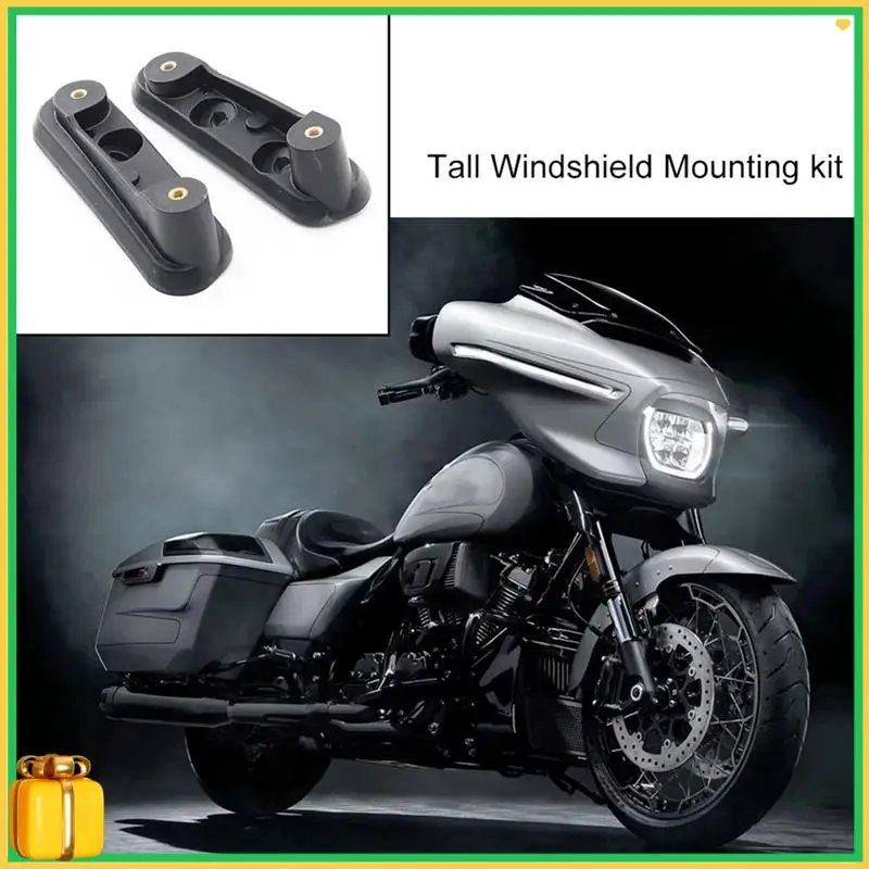 

Premium Motorcycle Heightened Windshield Bracket Windshield Mounting Kit Bracket For CVO Street Glide 2023 FLHXSE Model