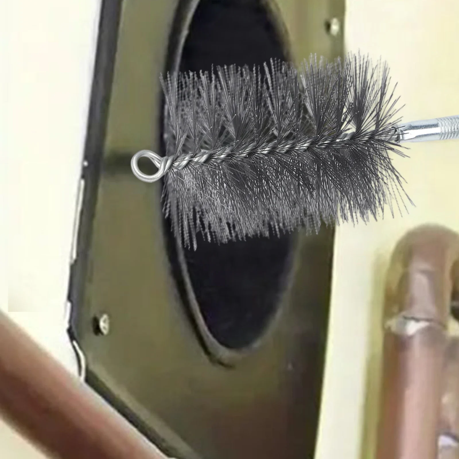 Routine Maintenance Stove Pipe Brush Chimney Sweep 30 Mm Diameter Brush 50 Mm Diameter Brush Long-lasting Performance