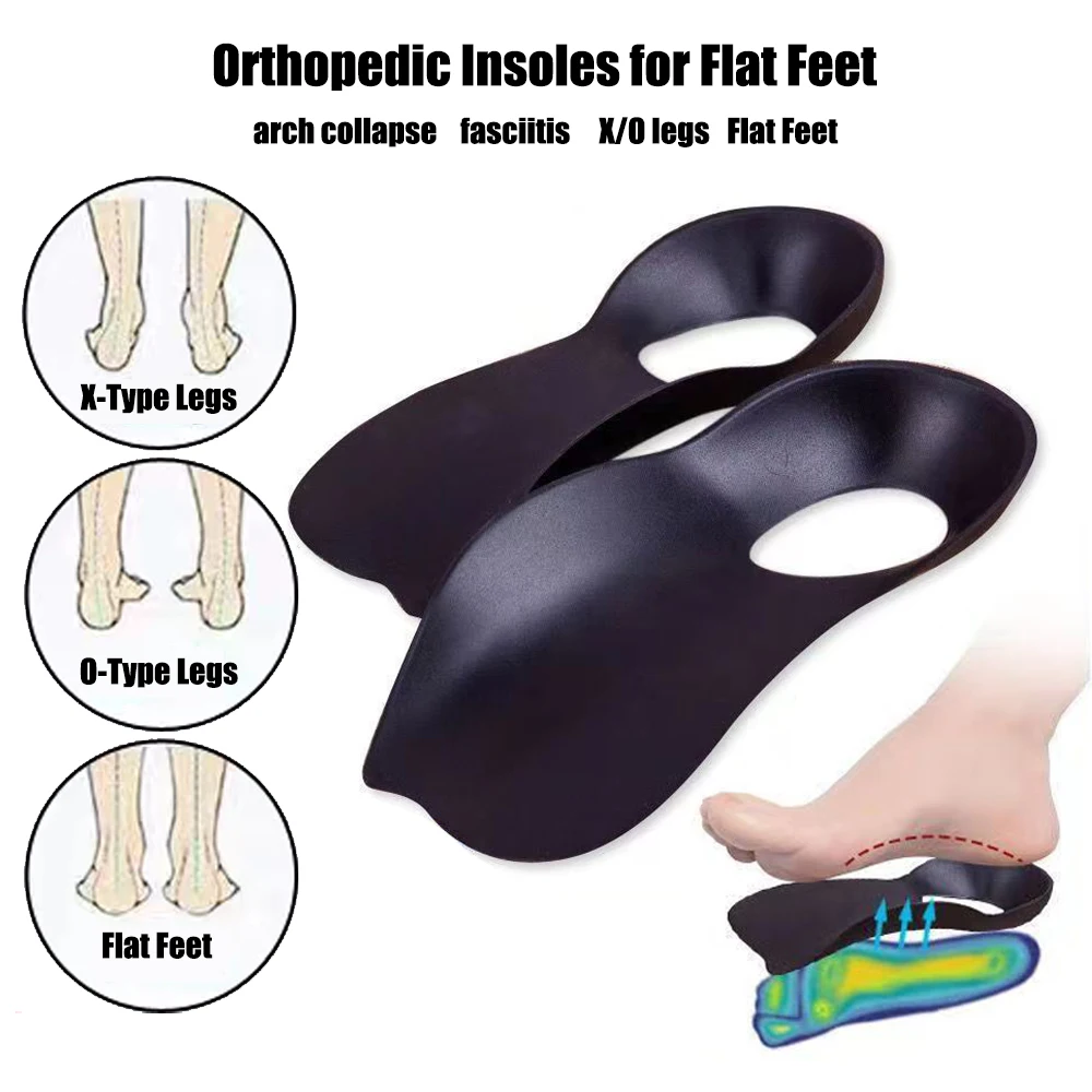 Orthopedic Insole for Flat Feet High Arch Support Insoles for Shoes Women Men XO-Legs Correction Plantar Fasciitis Relief Insert