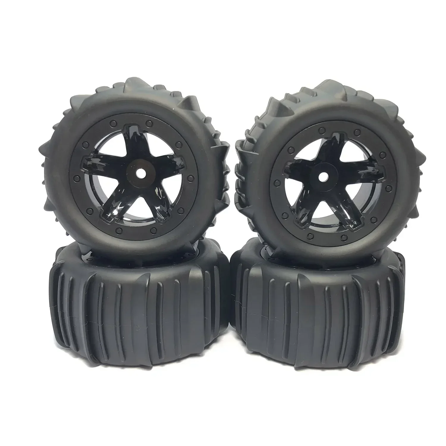 

4Pcs 1/16 1/14 1/12 Snow Sand Tires Anti Slip Rubber Tyre for HBX MJX ZWN WPL Off-road Vehicle Smax 1625 Wltoys 144001 124018