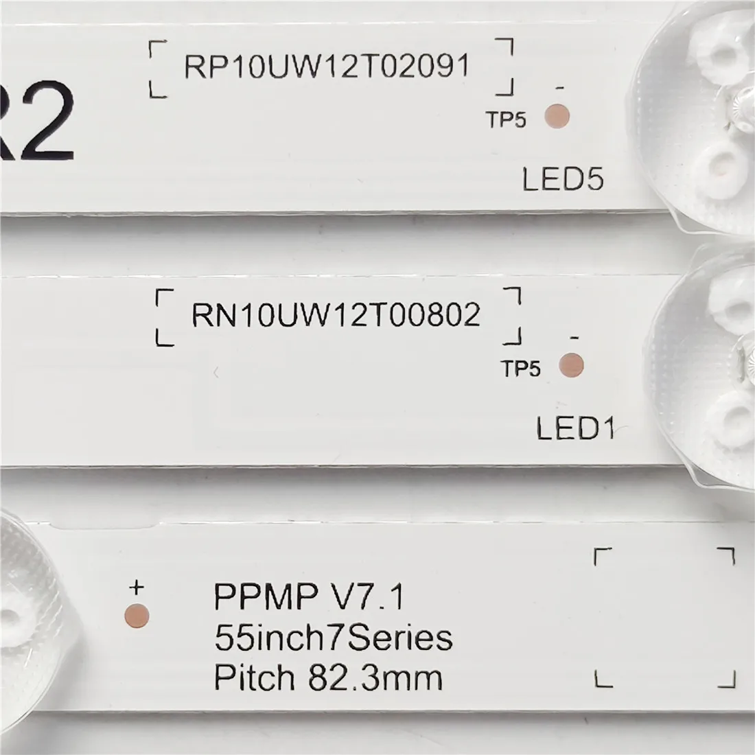 LED Backlight strip 14 lamp For Sharp PPMP V7.1 TV E227809 55G20X  P-Series P55-C1 LC550DQF FH A1