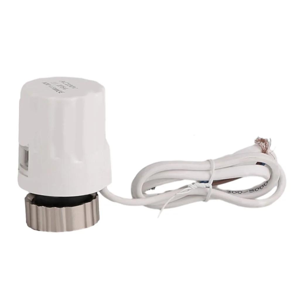 1pc Electric Thermal Actuator AC230V M30*1.5mm -5~60° For Floor Heating Radiator Valve Visual Warm Floor System Home Improvement