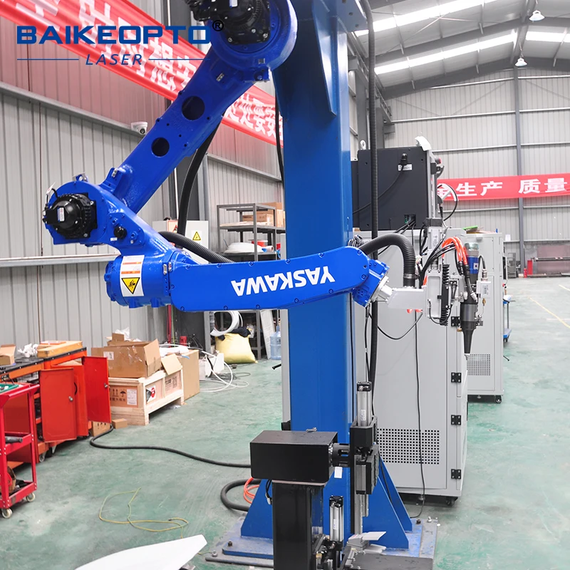 6000W High-Power 3D Yaskawa 6 Aixs Robot Laser Cutting Machine for Helmet High Speed & Precision 3D Laser Cutter