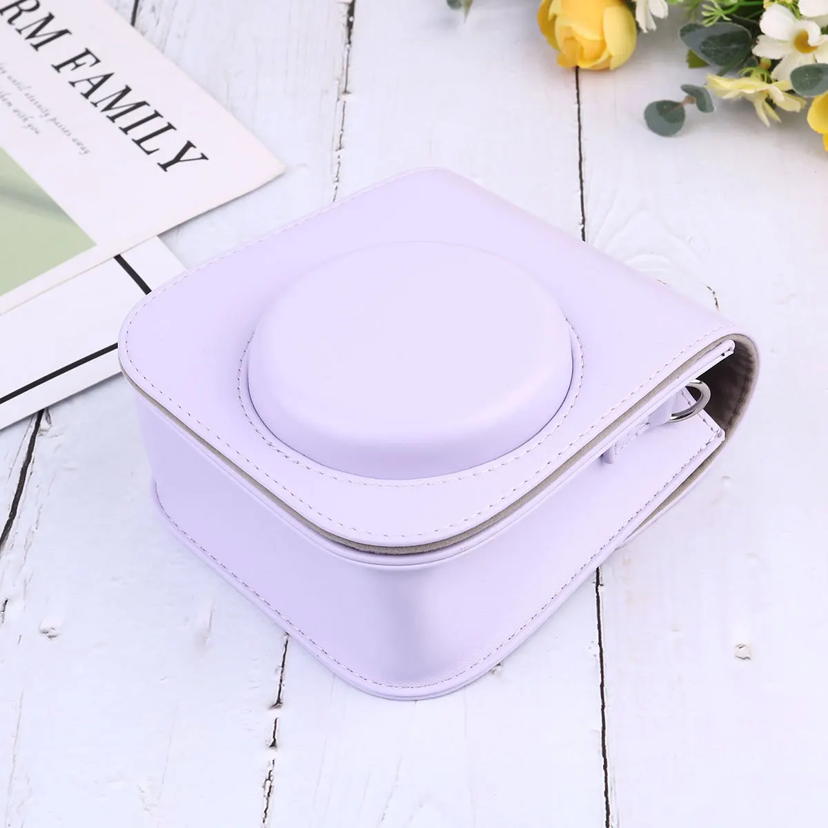 Camerabeschermhoes Crossbody Mini-schouder Pu-tas voor 11 draagbare stofdichte strandfeesten