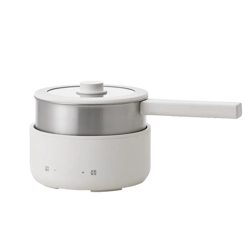 0-Coating Stainless Steel Electric Cooker, Detachable Non-Stick Free Healthy Hot Pot with 2.5L Capacity,Multi-Function Electric image 6