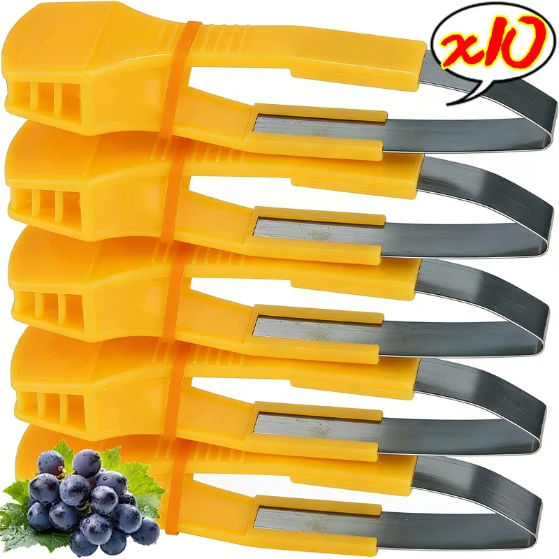 

Набор из 10 пластиковых расчесок для прореживания виноградных гроздей, ручной инструмент для точной обрезки, для дома и сада, для фруктов и овощей