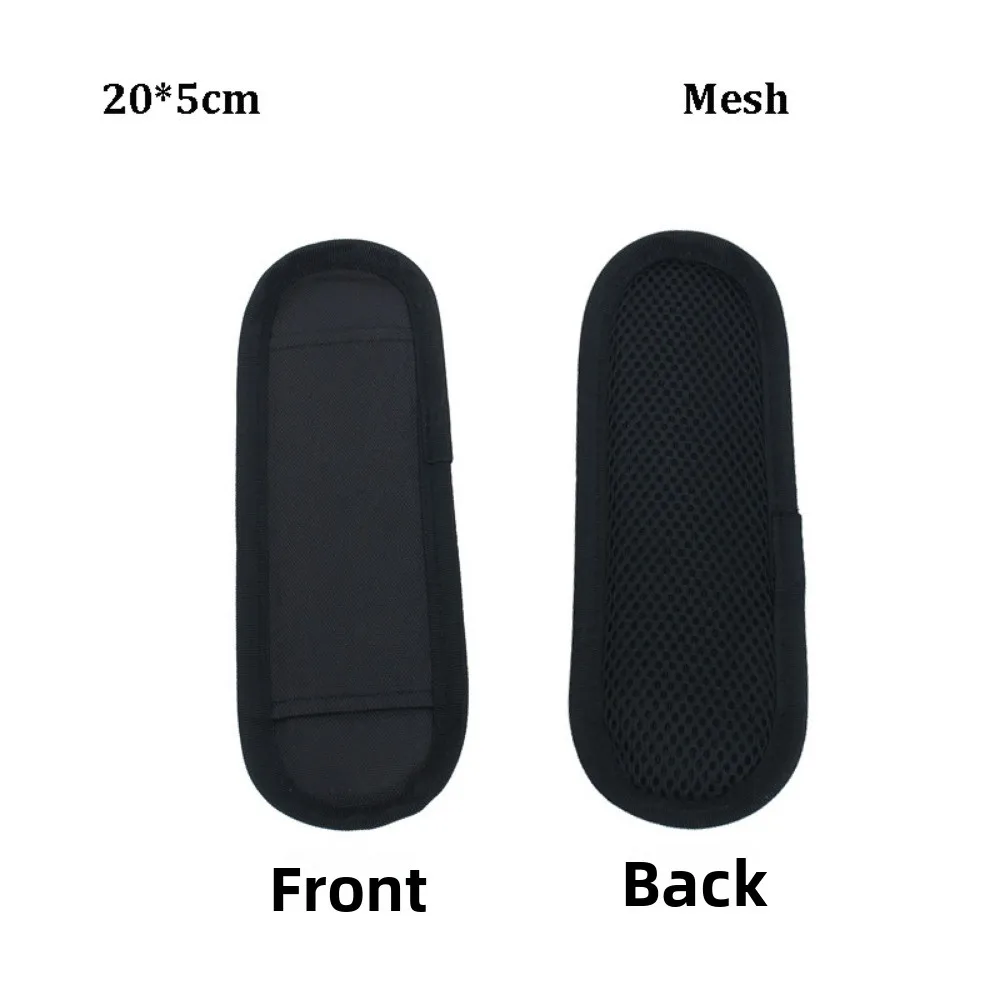 New Detachable Breathable Shoulder Strap Pad Decompression Black Backpack Shoulder Bag Cushion Outdoor Non Slip Cushion