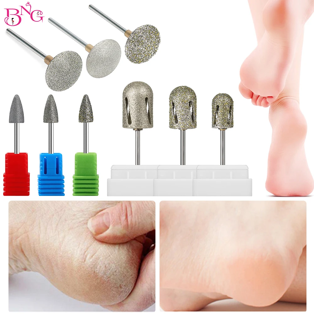 

Pedicure Drill Diamond Drill Bit Rotary Burr Foot Cuticle Clean Manicure Pedicure Tools Drill Accessories Nail Mills Umbrella