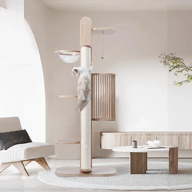 

Современная деревянная рамка для лазанья для кошек, кошачье дерево, минимализм, итальянский роскошный дизайн, когтеточка для кошек, мебель Columpio Gatos FYCT