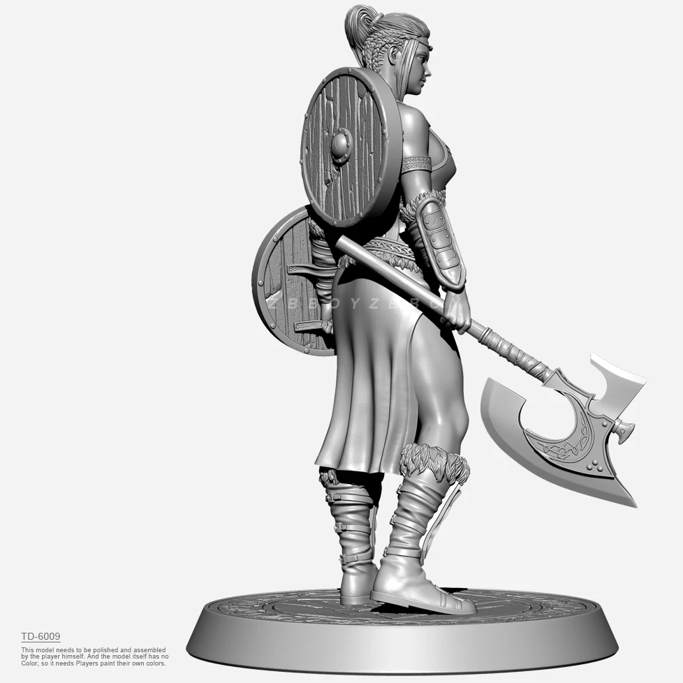 38mm 50mm 75mm Resin model kits figure beauty colorless and self-assembled （3D Printing ） TD-6009/3D