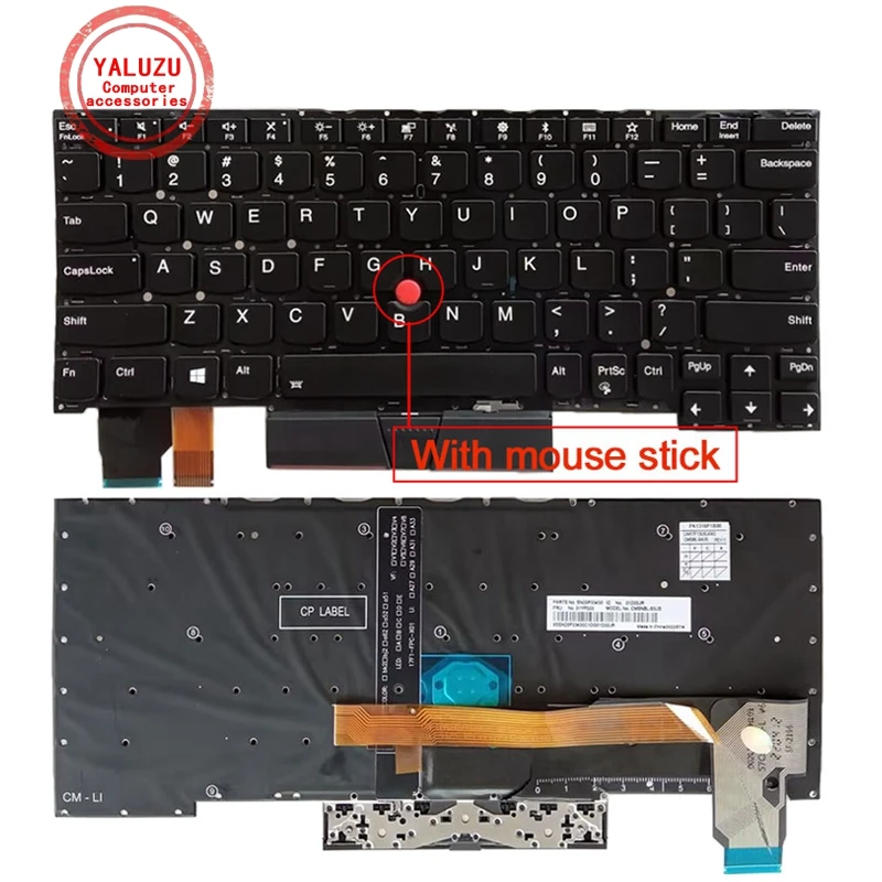 

Новая клавиатура для ноутбука Lenovo Thinkpad X13 YOGA X390 X395 на английском языке США