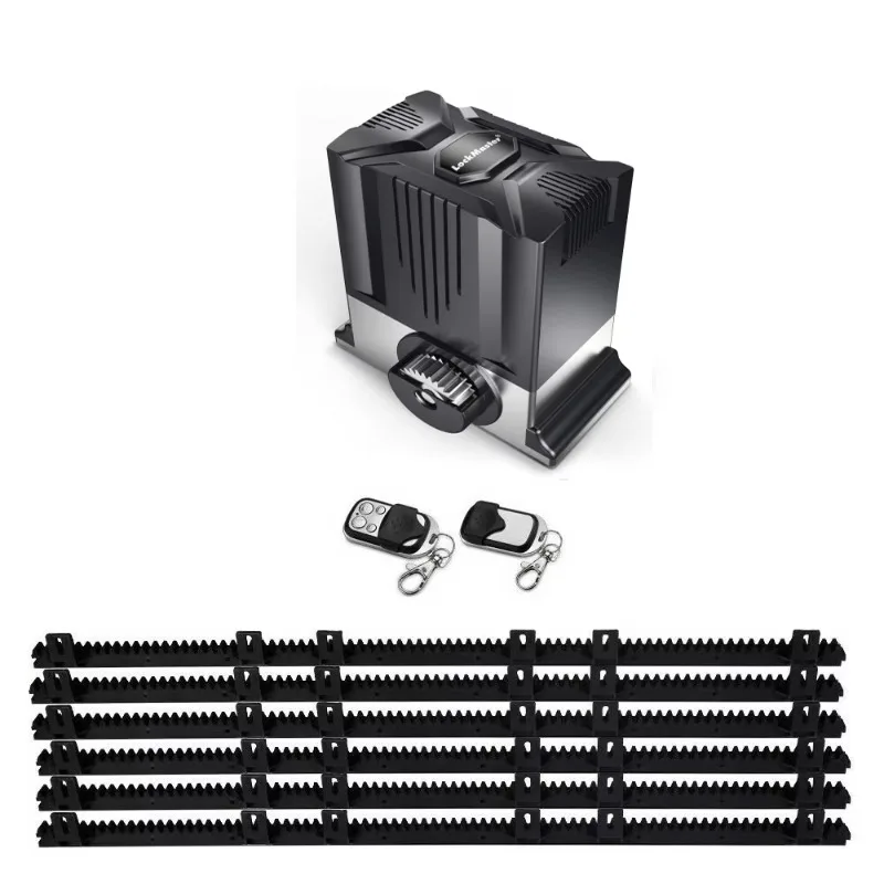 Factory Price Rack Driven 220/110VAC 1500KG Heavy Sliding Gate Motor Auto Electric Sliding Gate Opener Oil Bath Metal Gear