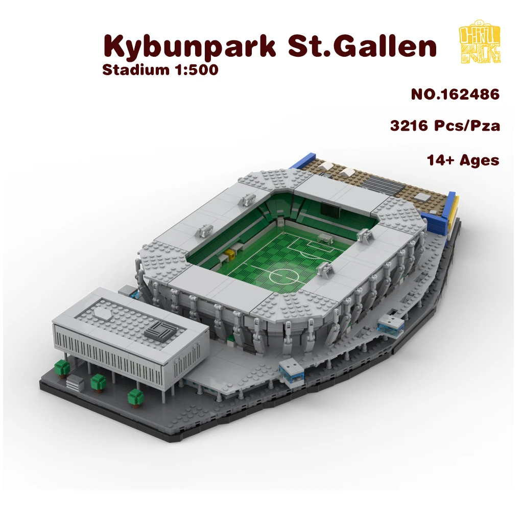 

MOC-162486 K Stadium 1:500 Model With PDF Drawings Building Blocks Bricks DIY Toys Birthday Christmas Gifts