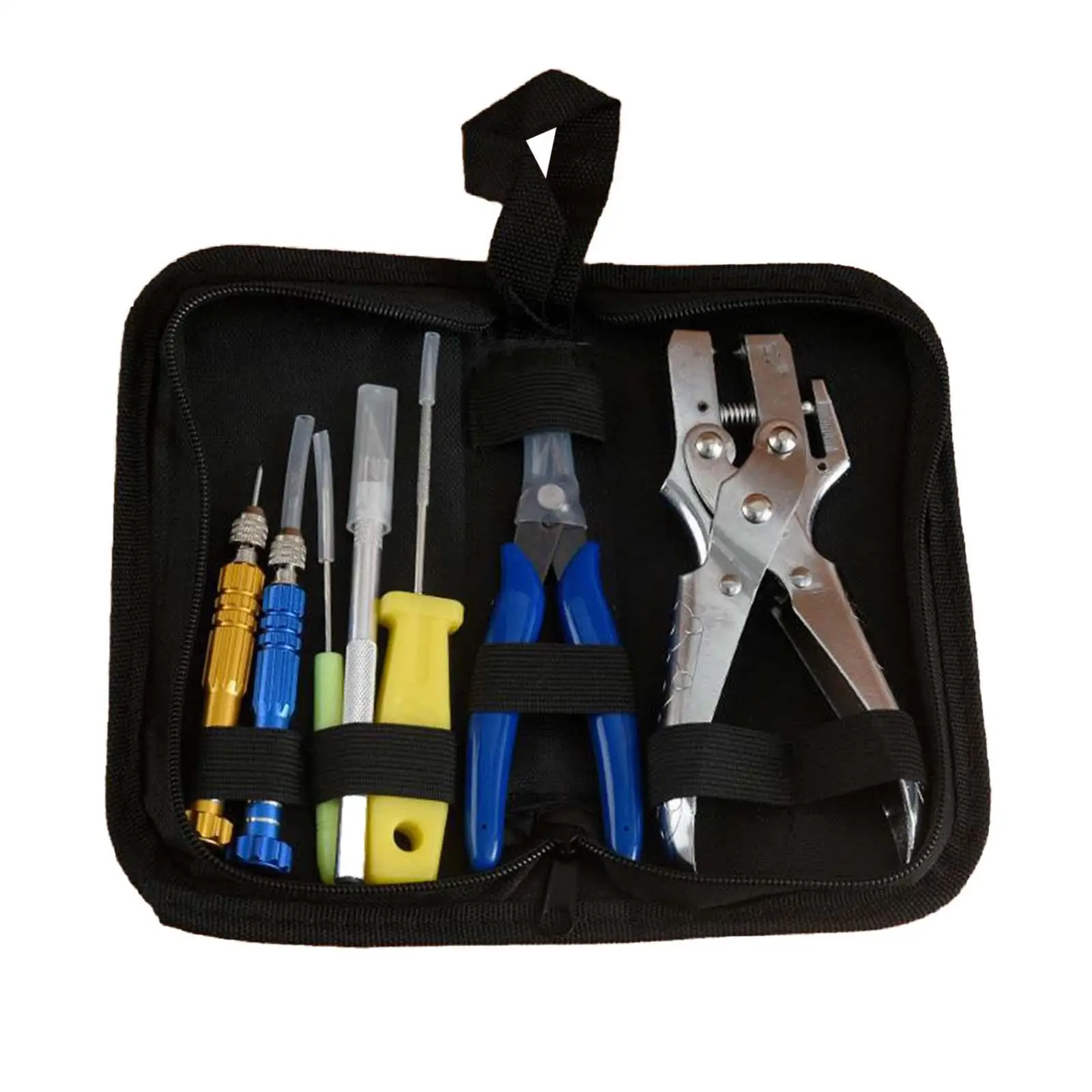 Starting Stringing Clamp Tool Kit Handheld DIY String Cutter with Carrying Bag Stringing Machine Tools for Outdoor Sports Racket