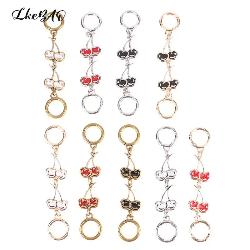 Bag Chain Strap Extender Extension Chain Accessories Strawberry Shaped Replacement Hanging Buckle Chain For Purse Clutch Handbag