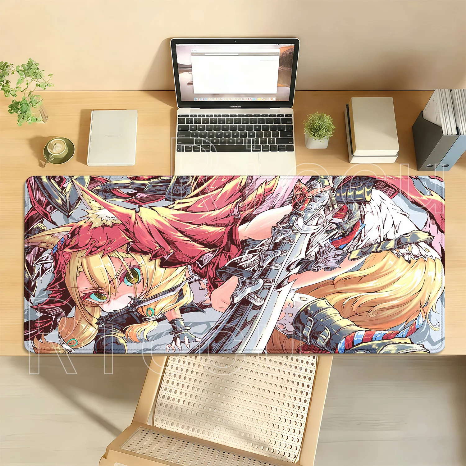 Arknights Endfield Rossi Yvonne Gaming Mouse Pad Non-slip Mousepad HD Printing Office Accessories Anime Girl Sexy XXL Desk Mat