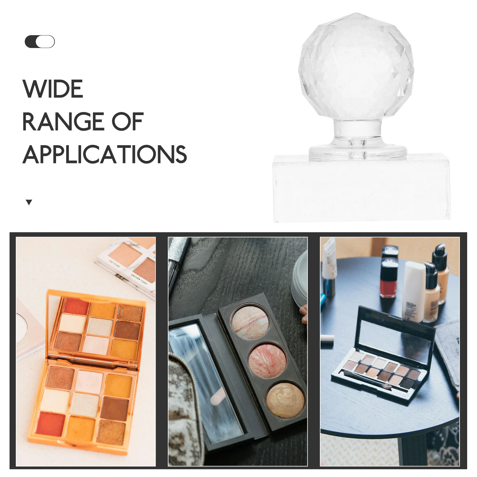 アイシャドウプレスツール デリケートスタンパー アイシャドウリペアモールド ブラッシャープレススタンパー メイクアップガジェット パウダーコンパクター