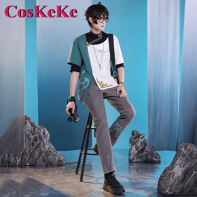 

CosKeKe Dan Heng Cosplay Anime Game Honkai: Star Rail Costume Xidi Hongcun Fashion Casual Everyday Men's Wear Role Play Clothing