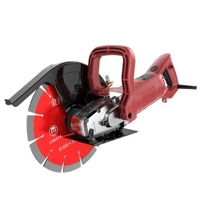 18cm 8800W Single Chip Concrete Wall Cutting Machine Stone Cutter Large Angle Grinding Water Electricity Slotting Machine