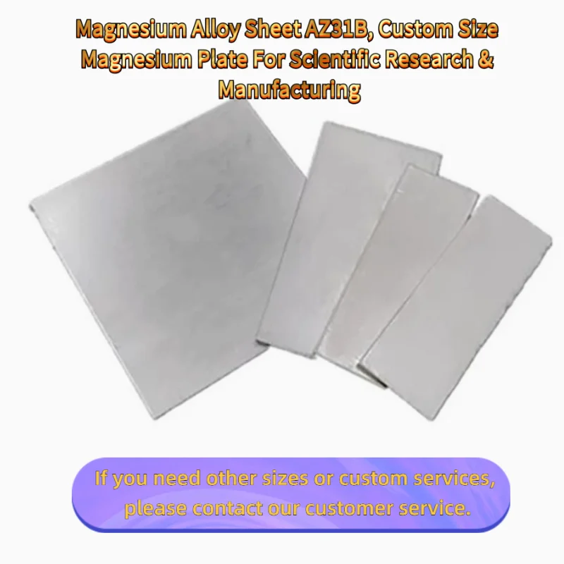 Magnesium Alloy Sheet AZ31B, Custom Size Magnesium Plate Scientific Research & Manufacturing