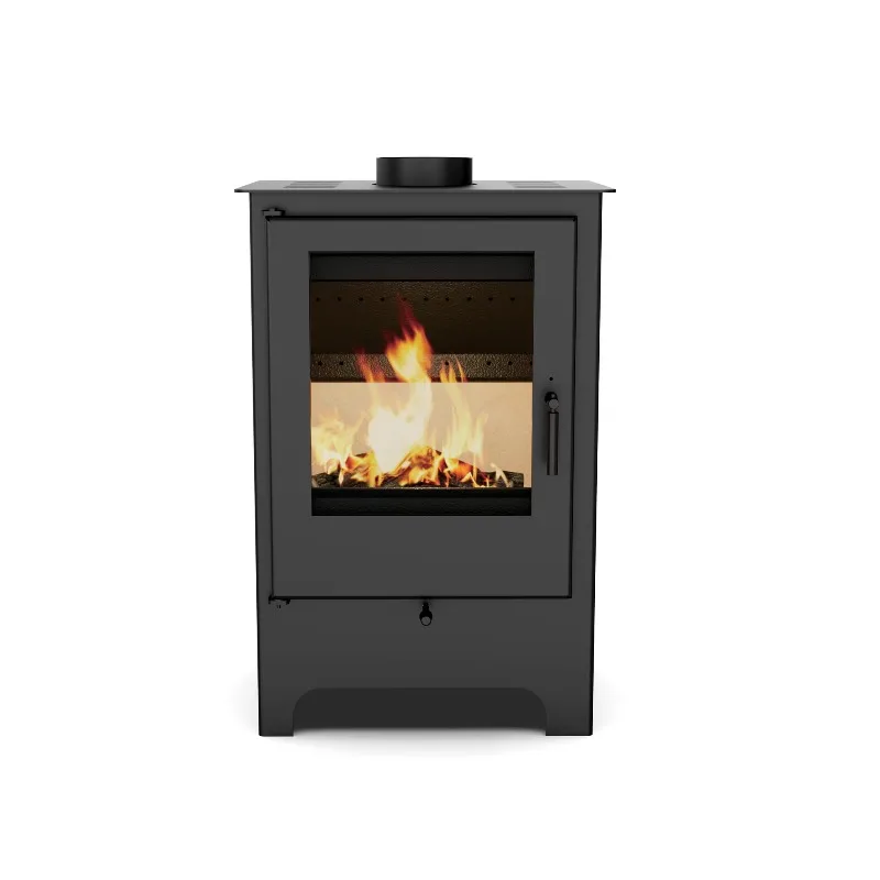

5.5KW Eco-friendly Tiny Wood Stove Indoor Simple Operating Control Wood Burning Stove For Heating With Secondary Air Supply