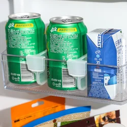 1/4Pcs Utility Kitchen Gadgets Plastic Refrigerator Storage Partition Board Bottle Can Shelf Organizer Adjustable Partition Clip