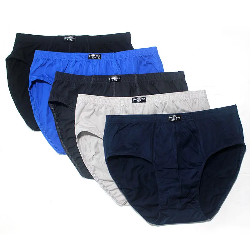 5 عبوات من الملابس الداخلية الكبيرة والطويلة للرجال، سراويل داخلية عالية الخصر مصنوعة من القطن بنسبة 100% ذات تغطية كاملة لمقاس كبير (XL-6XL) #5