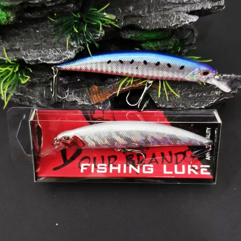 95mm 15g Spearhead Ryuki 95S Minnow Lure for Trolling Fishing Bass Bait Long Cast Wobblers Heavy Weight Sinking Jerkbait Pesca view 2