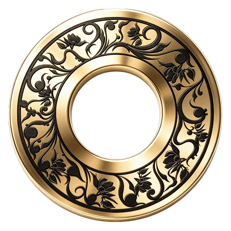 Metallring-Abdeckung für Gitarren-Kippschalter – Einzigartiges Blumenmuster-Design – Das perfekte Geschenk für Musikliebhaber – Detail 7