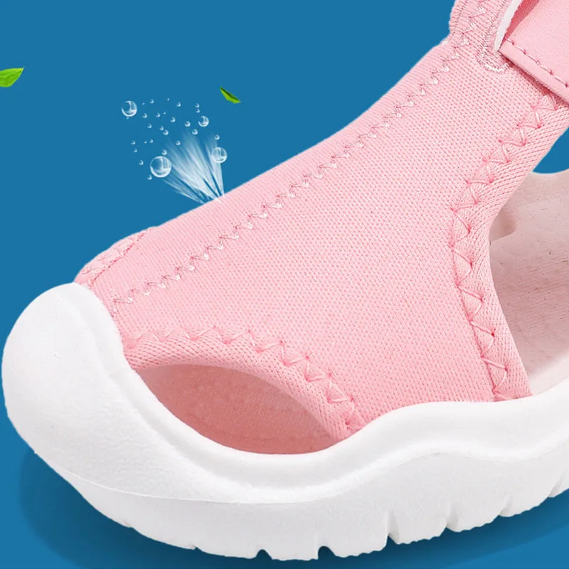 13.7-21cm Baby Shoes 2024 Summer New Baby Boys Breathable Anti-Slip Sandals Newborn Soft Walking Shoes Baby Girls Shoes Sandalia