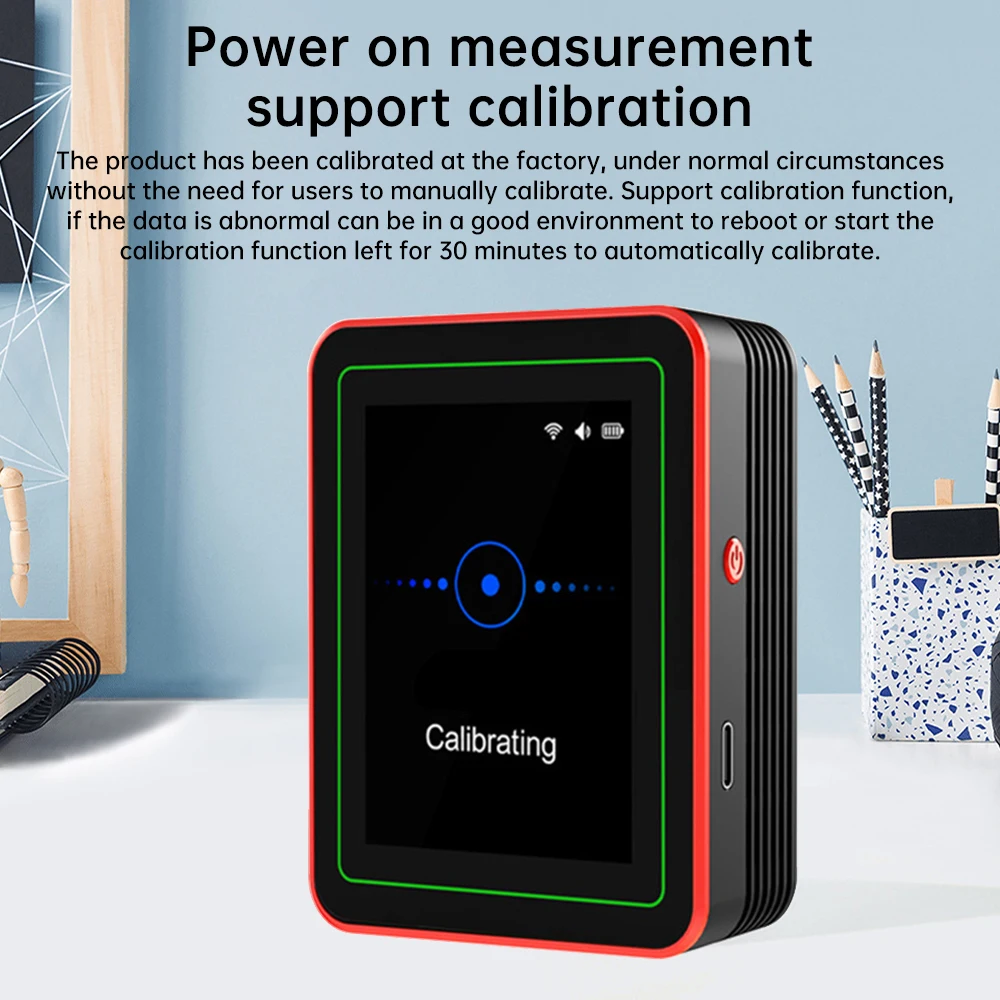 Air Quality Monitor Co2 Pm2.5 Tvoc - Home Air Quality Monitor Tuya WiFi