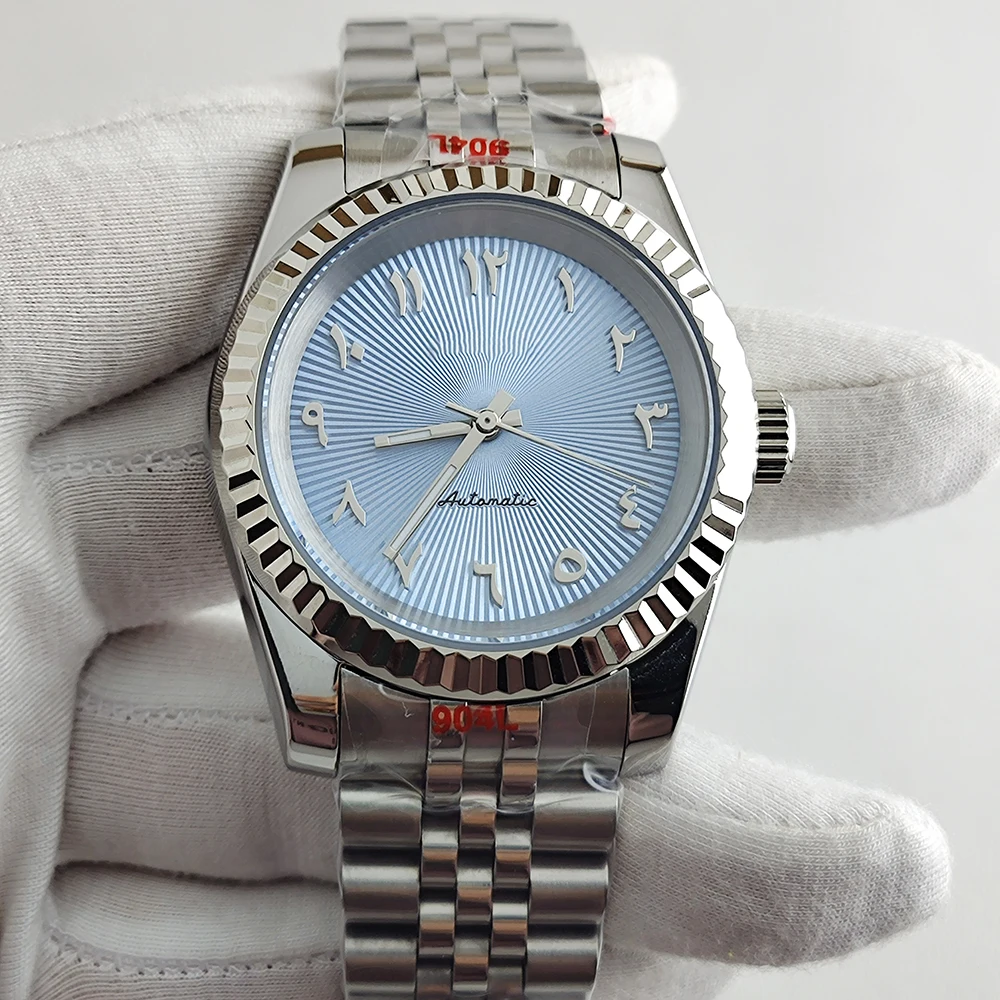 カスタマイズされた時計 NH35 36 ミリメートル/39 ミリメートルレディース/メンズ自動機械式時計サファイア自動オイスター時計