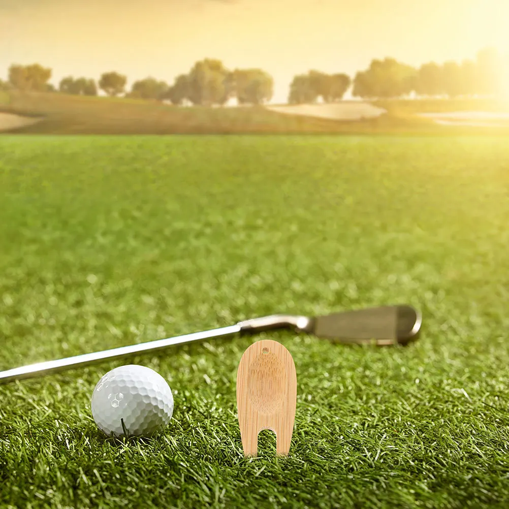 

12Pcs Golf Divot Marker Wooden Repair Tool Portable Multifunctional Lawn Maintenance Ball Marker Golf Accessories