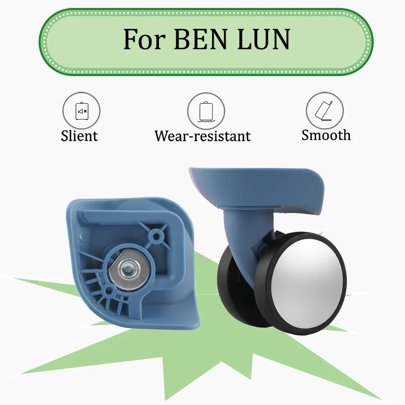 

For BEN LUN F61 Heavy Duty Luggage Replacement Wheels Smooth Traveling Durable Spinning Noiseless Swivel Design Wheels