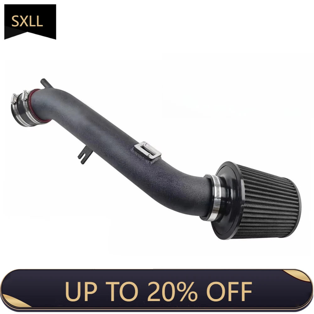 SXLL ارتفاع تدفق مدخل هواء بارد مجموعة أنابيب مرشح لإنفينيتي G35 3.5L 350Z 3.5L 2003-2005 سيارة مدخل هواء بارد عدة أداء