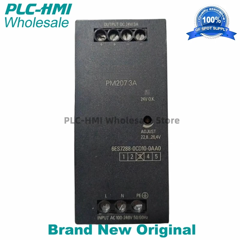 6ES7288-0CD10-0AA0 6ES72880CD100AA0 SIMATIC S7-200 smart Regulated power supply input: 100-240 V AC Original Brand New