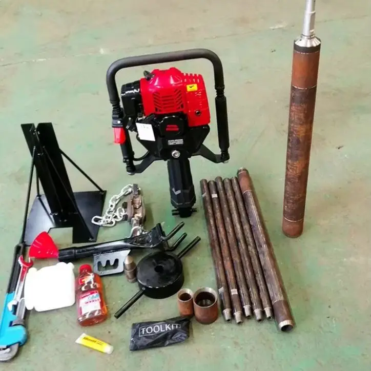 

Индивидуальная бензиновая/дизельная буровая установка-рюкзак для бурения бетона, 15-метровая, для грунта и горных пород, одноконтурная, легкая, точная, с корончатым буром