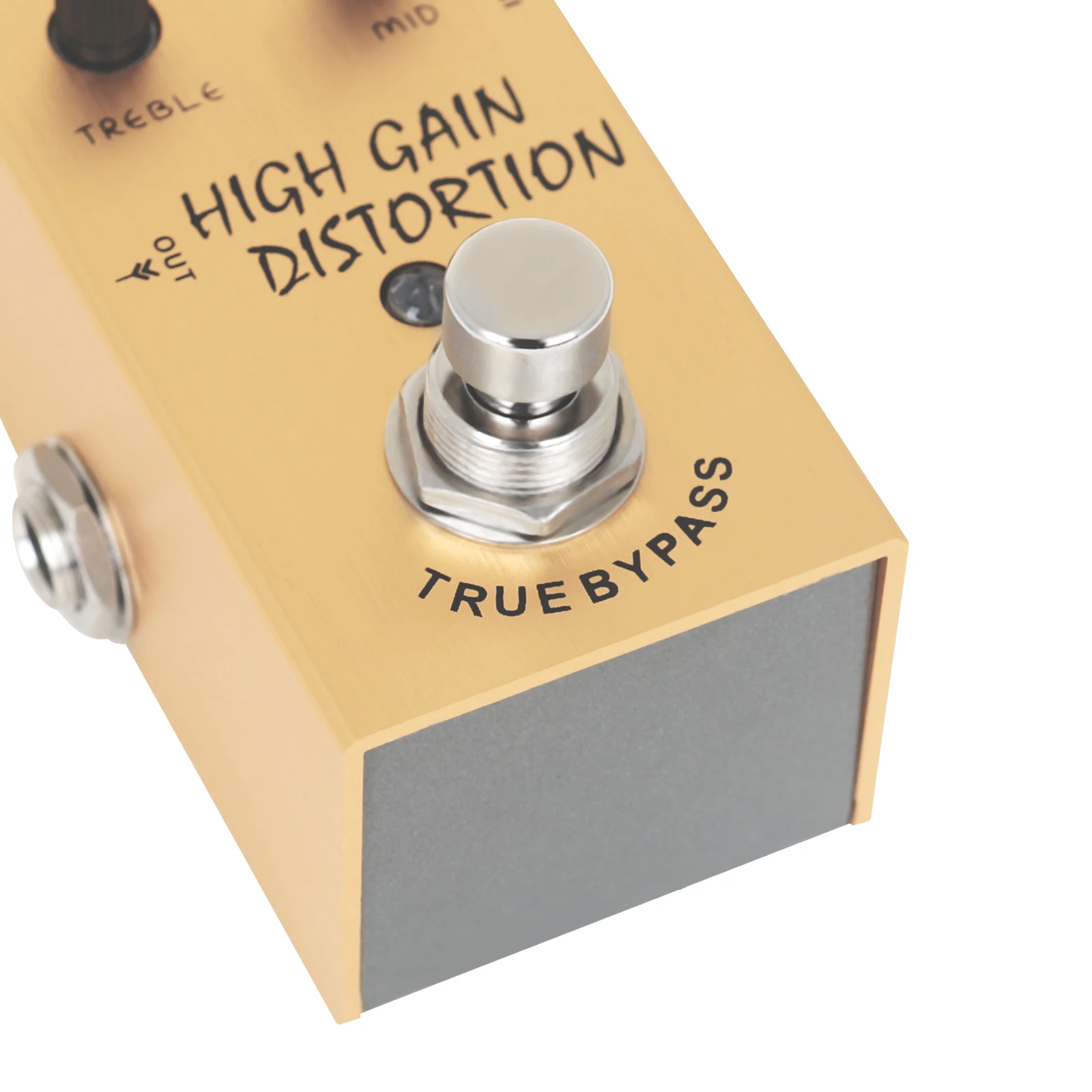 High Gain Distortion Pedal Effect from AC/DC Crunch to Heavy Metal Pedal Effect for Electric Guitar True Bypass