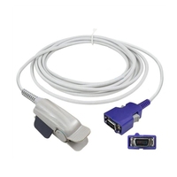 Reusable Neonate/ Animal/ Adult SpO2 Sensor Probe 14-Pin Oximax Compatible for Nellcor, Philips, Mindray, Datascope, Colin