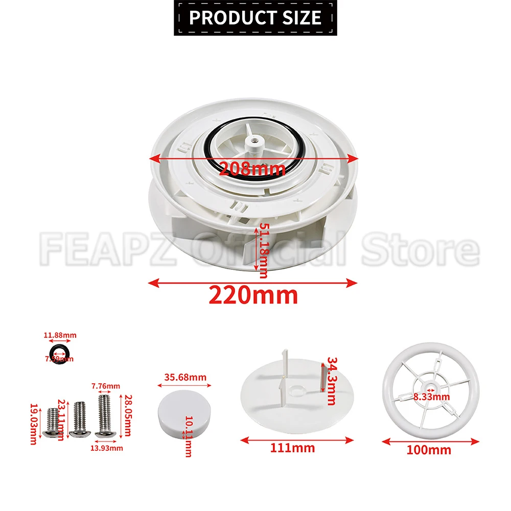 NewRoof Vent White Wind Driven Rotating Ventilator For Vans Buses For Vans Buses Small Low Profile Rotary Roof Vent